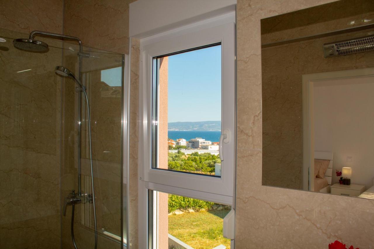 Modern Villa With Jacuzzi, Beautiful Sea View, Near Split! Villa 36A 珀德垂那 外观 照片