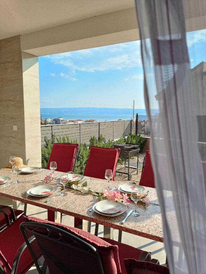 Modern Villa With Jacuzzi, Beautiful Sea View, Near Split! Villa 36A 珀德垂那 外观 照片